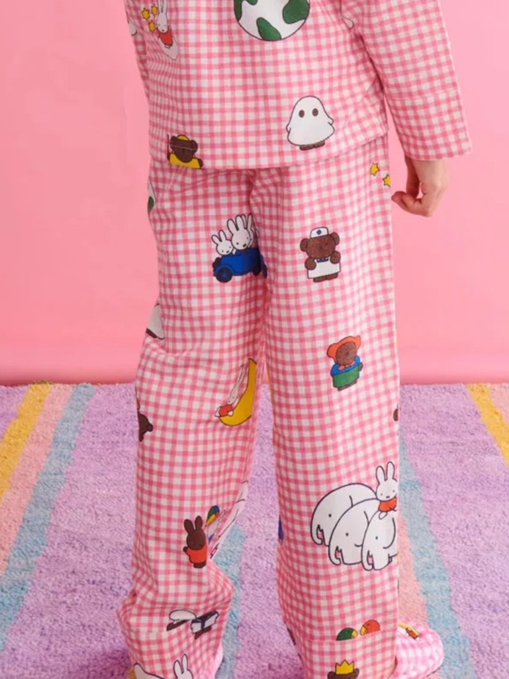 Kip&Co x Miffy and Mates Kids Flannelette PJ Pants 3/4